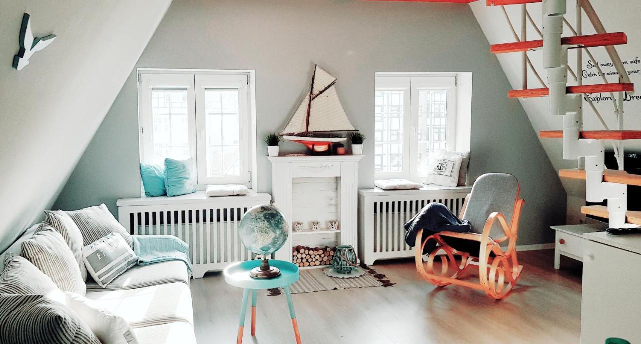 River View Sailor'S Old Town Apartment กดัญสก์ ภายนอก รูปภาพ